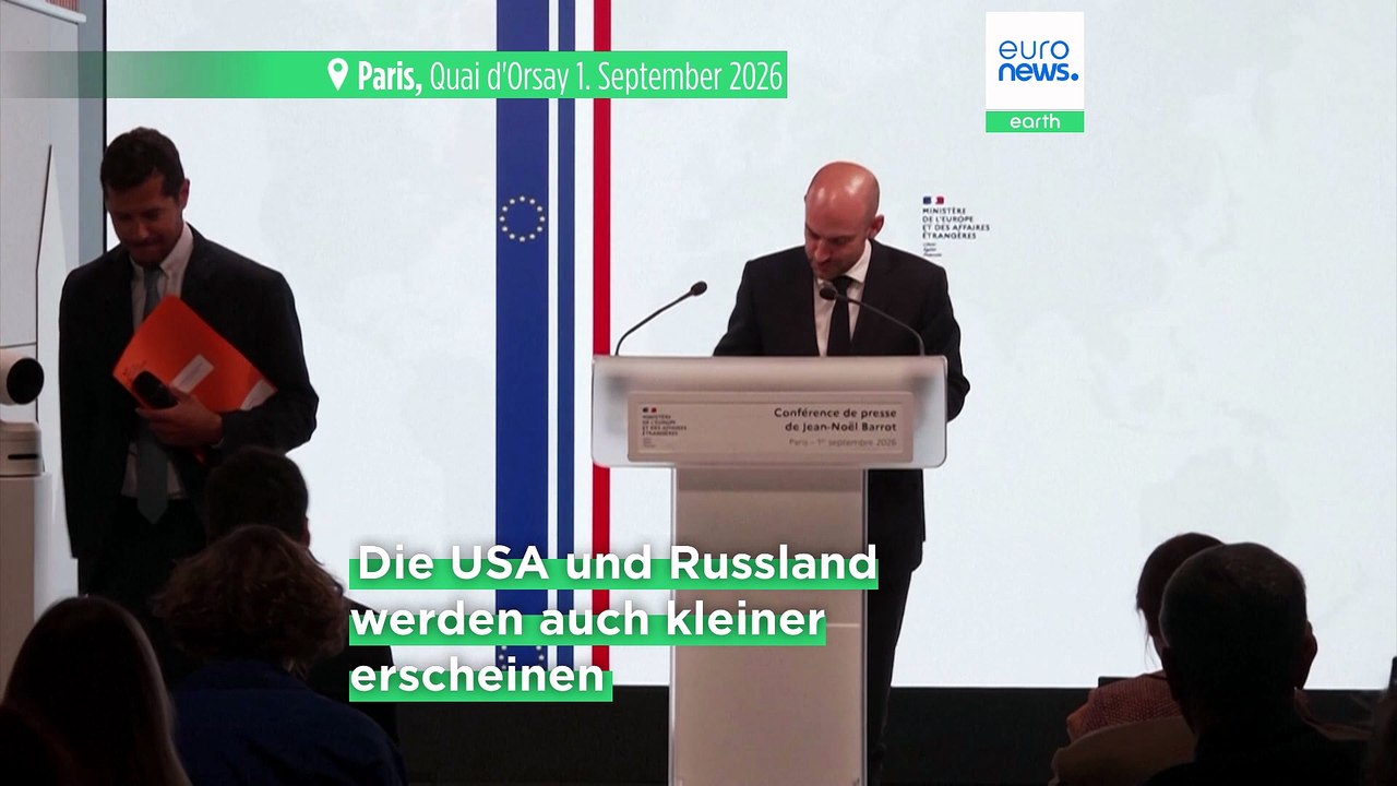Paris stoppt mercator-projektion: frankreich schrumpft auf karten