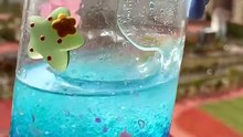 DIY Blue Water Flower Decoration 🌸💙