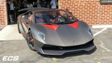 Road Legal Lamborghini Sesto Elemento Driving on the Street during Monterey Car Week !