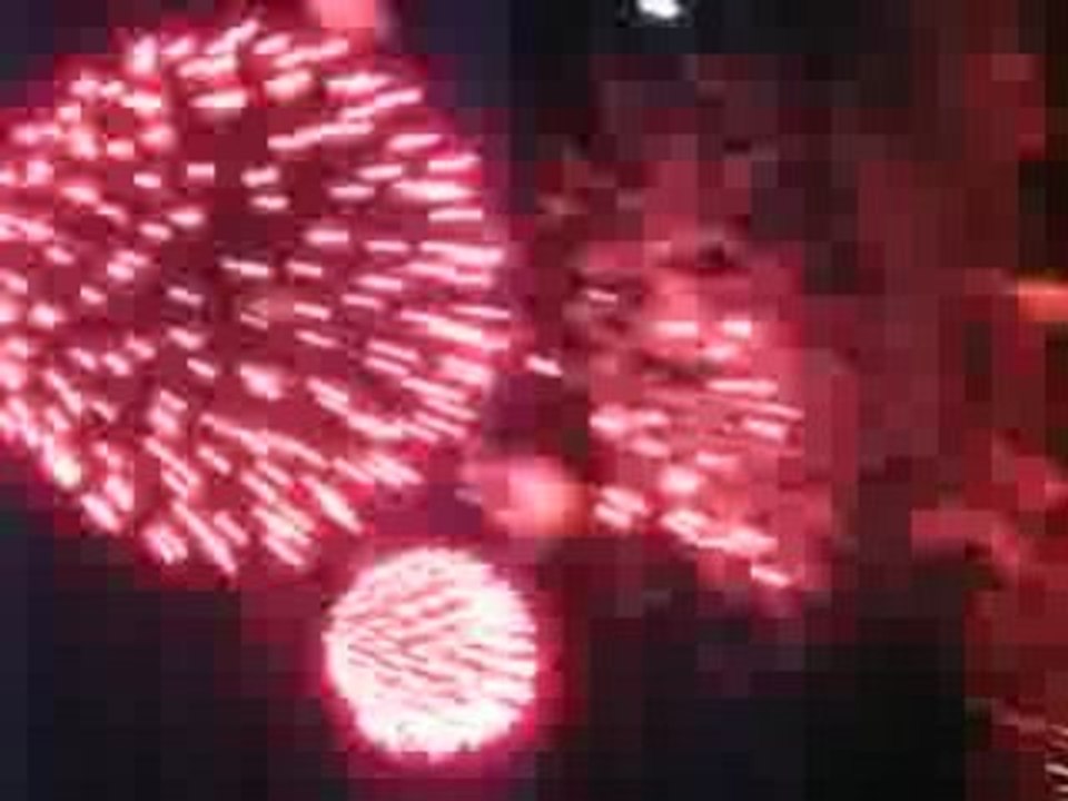 Feux d'artifices du 14 juillet 2008 vidéo2