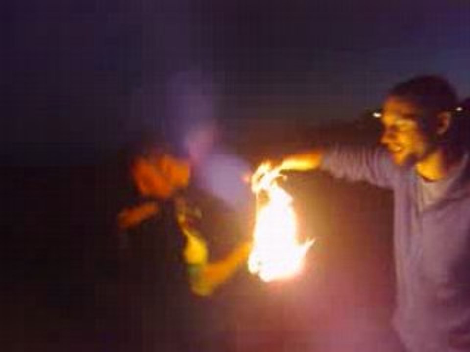 soiree bolas et cracheur de feu,  le retour ^^