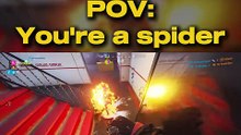 POV: You're a spider #thefinalsgame #gamingfunny