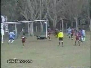 Dobry bramkarz z osiedlowej ligi