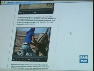 Los terrorista israelíes disparan a un palestino