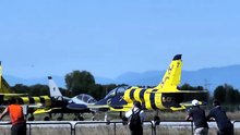 L-39 Albatros Baltic Bees Latvian Air Force aerobatics Rivolto 2025 PAN 65
