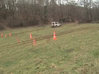 exercice de freinage pendant formation 4x4 edf