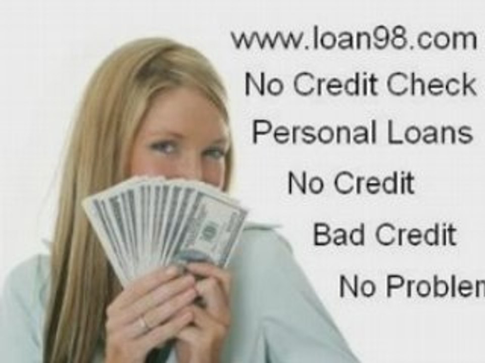 Personal Bad Credit Loan No Faxing
