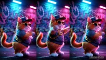 😻 Dancing Kittens in Sync! ✨ Funny Cats Video 💃🐱💫