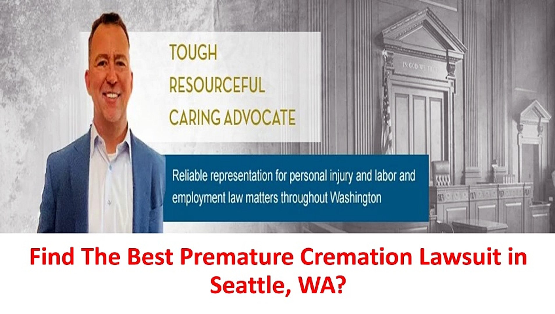 ⁣The Schauer Law Offices PLLC - Premature Cremation Lawsuit in Seattle, WA