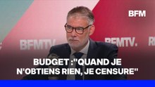 Budget: Olivier Faure (PS) menace le gouvernement de censure s'il "n'obtient rien"