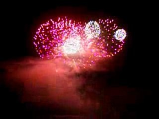 España à Decazeville2008, festival Inter. feux d'artifice