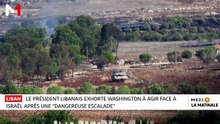 Le président libanais exhorte Washington à agir face à Israël après une ''dangereuse escalade''