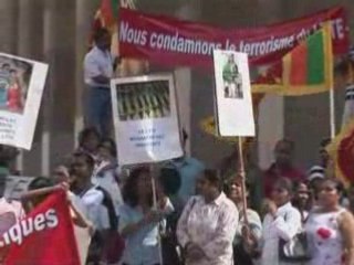 Manifestation against LTTE terorrists  in Paris 5