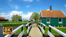 Zaanse Schans Walking Tour, Netherlands – Historic Windmills and Dutch Village Views
