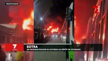 SOTRA : un incendie ravage 55 autobus au dépôt de Koumassi
