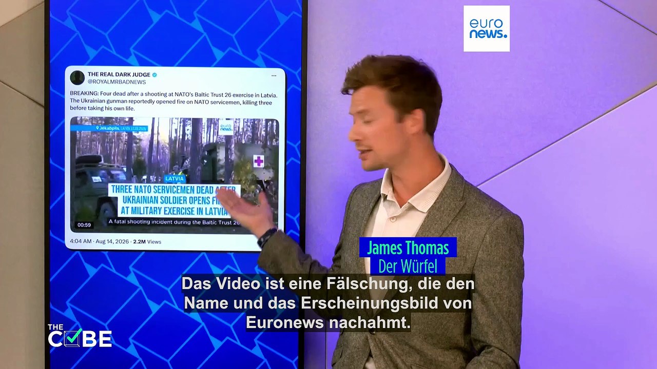 Millionenfach geteiltes video: gab es tödliche schüsse bei einer nato-Übung?