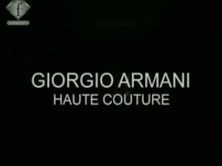 Armani Privé Spring 2005 Couture Collection