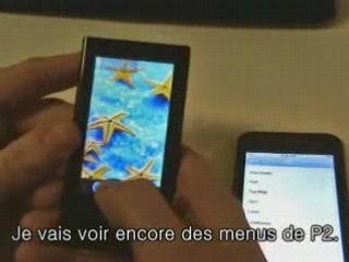 Je vais parler de Lecteur MP3 Samsung YP-P2 et de iPod Touch