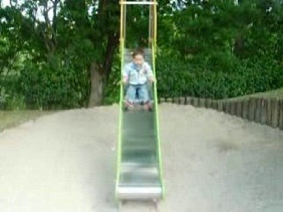 Tobogan au parc forestier