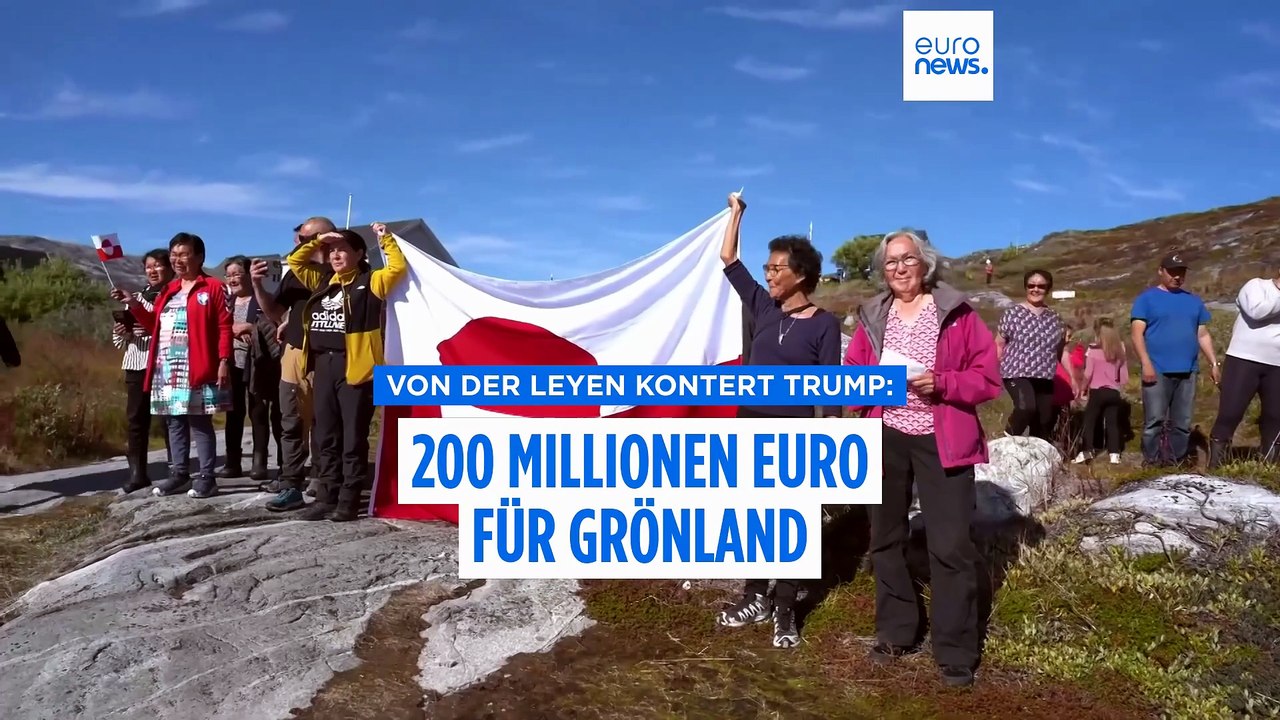 200 Millionen für Grönland: Von der Leyen stellt sich gegen Trump