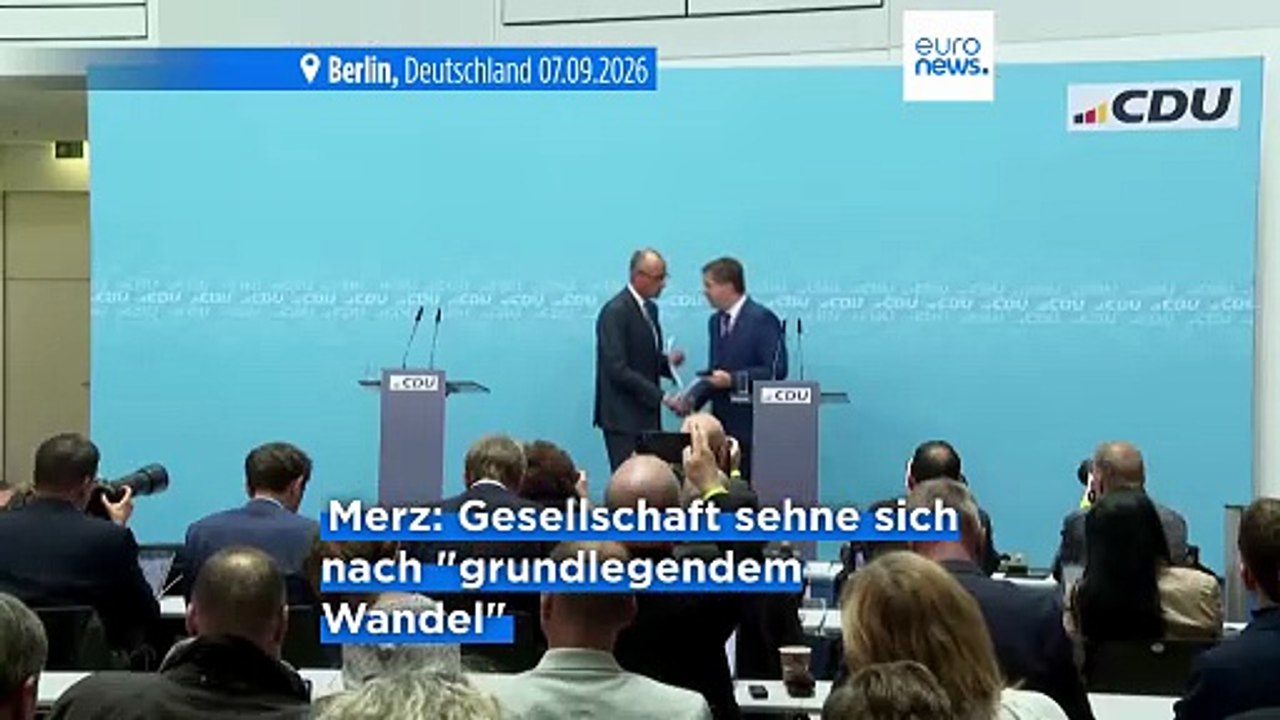 Merz nach wahlschlappe: "das ganze wird konsequenzen haben"