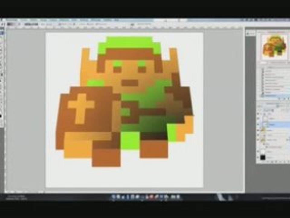 3Disation de Link NES