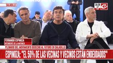 Espinoza: "El campo y la industria de la zona atraviesan grandes problemas"