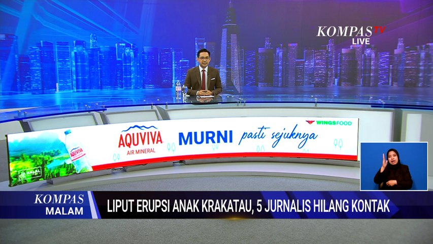 Kronologi 5 Jurnalis Hilang Kontak saat Liput Erupsi Anak Krakatau di Selat Sunda | KOMPAS MALAM