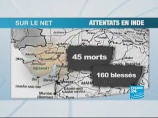 Choc après les attentats en Inde