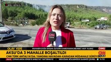 Antalya'nın üç ilçesinde yangın