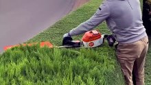 So smooth ⚔️ #shortvideo #asmr #short #landscape #smooth #beautifultools #stihl #relaxing #r