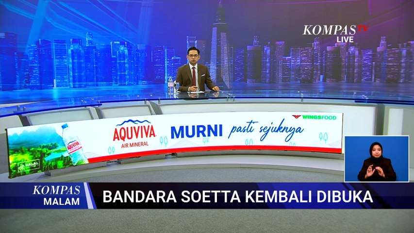 Bandara Soetta Kembali Beroperasi, Pramono Anung Resmi Hentikan PJJ di Jakarta | KOMPAS MALAM