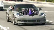 Supercars Accelerating at South OC C&C - Revuelto SV, Gintani Revuelto, Regera, Twin Turbo Corvette