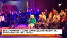 Schuap reivindicó el legado guaraní jesuítico: “Tenemos una oportunidad única en el mundo”