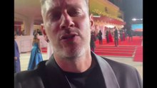 Edoardo tavassi sul Red carpet del festival del cinema di venezia