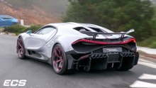 FIRST Bugatti Tourbillon Équipe Pur Sang Driving on the Street during Monterey Car Week!