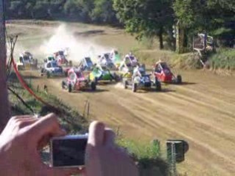 Départ kartcross 602 nocturne minzac 08