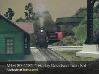 TRAINZ.COM - MTH 30-4181-1 Harley Davidson Freight Train Set