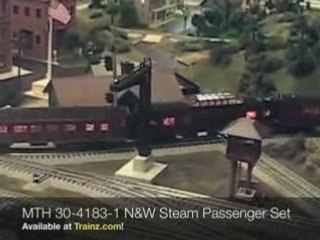 TRAINZ.COM - MTH 30-4183-1 N&W Passenger Train Set