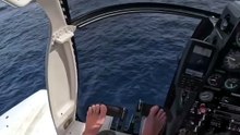 Tuna Boat Landing - Pilot POV - #helicopter #md500 #gopro