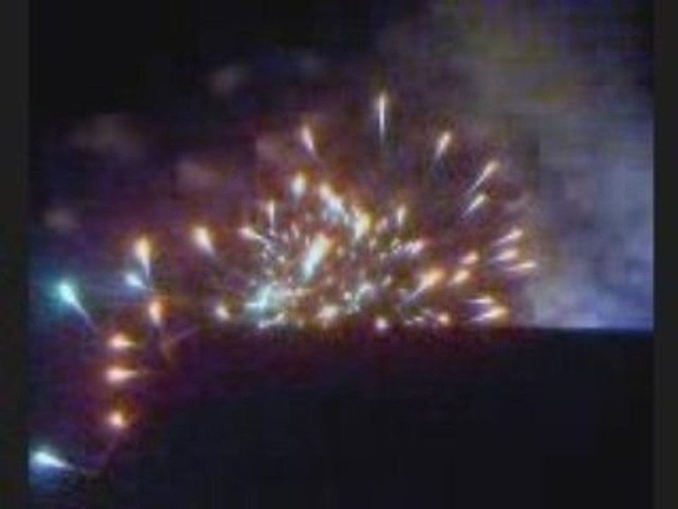 Feux d'artifices du 14 Juillet à Strasbourg