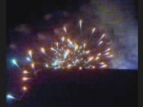 Feux d'artifices du 14 Juillet à Strasbourg