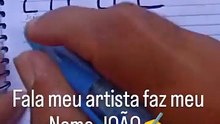 Fazendo nomes dos meus SEGUIDORES- JOÃO✍️ #desenhos #art