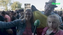 Au premier rang des Solidarités avec une famille d’ultrafans de Soprano