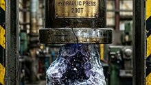 Hydraulic press crushing amethys… 202606021121