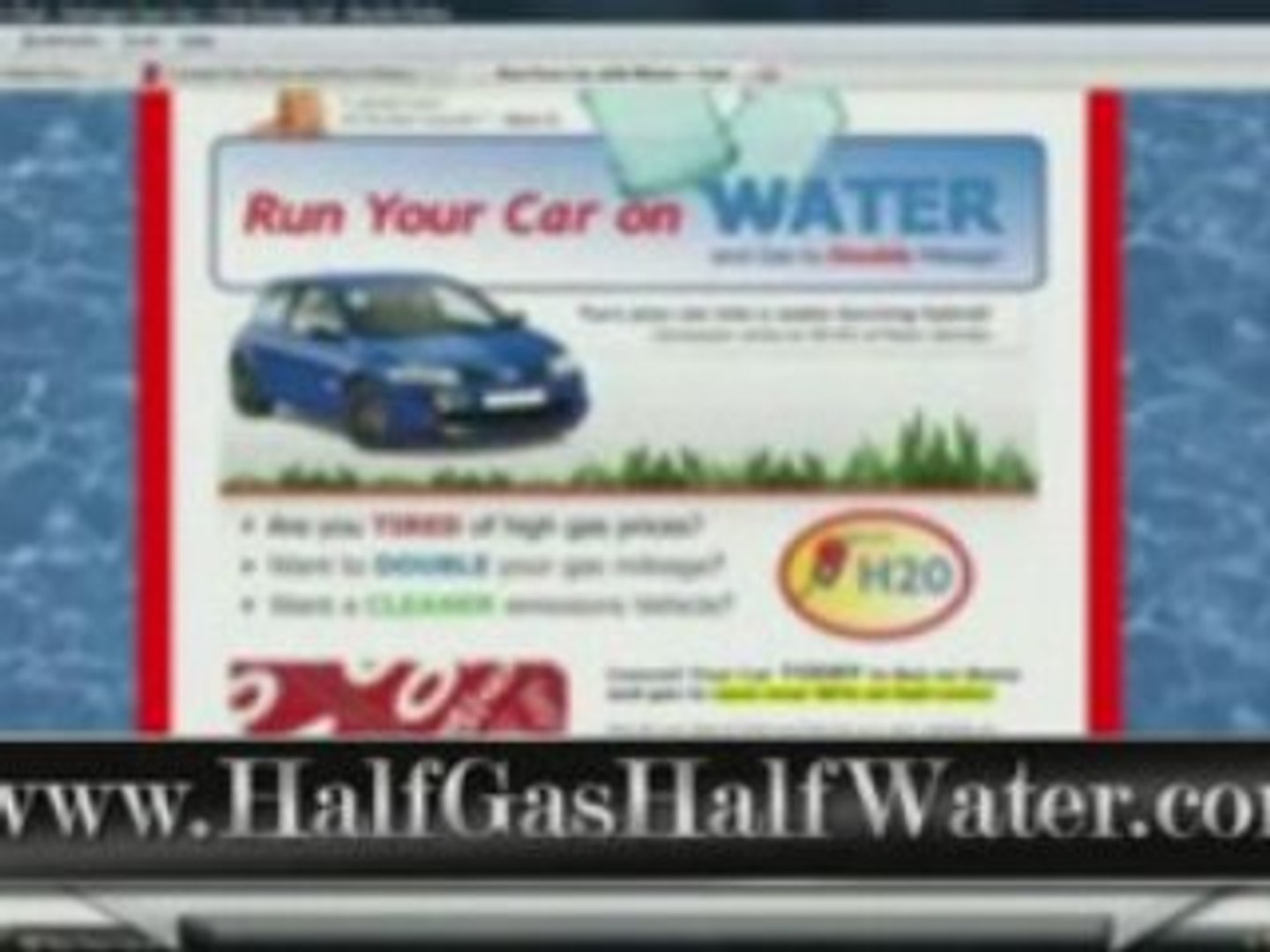 Water Fuel Cell Car Conversion Kit - video Dailymotion