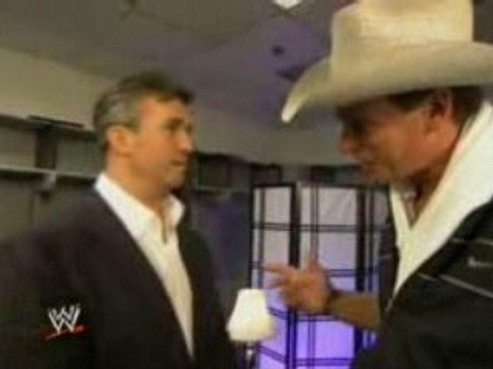 WWE Raw 7/28/08 JBL & Shane Mc Mahon Backstage