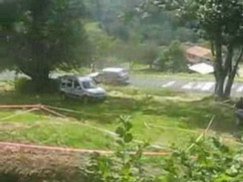 Rallye des fourmes 2008 équipage COLOMBAT-BATIER