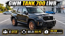 2027 GWM Tank 700 LWB: 6-Sitzer mit V6 und mächtigen Abmessungen