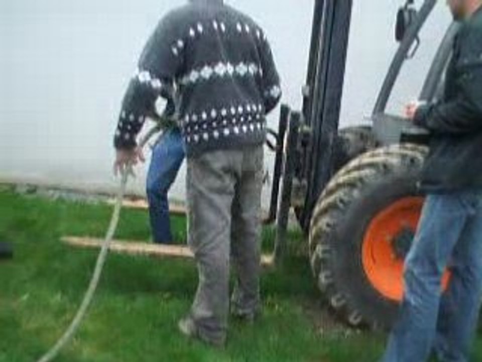 L'attelage au tracteur